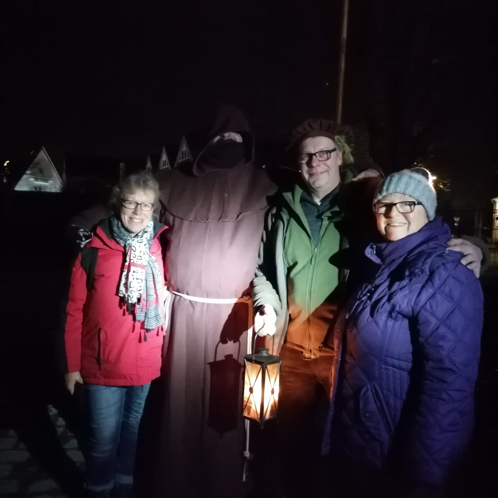 Bild der Gruselwanderung mit Thomas